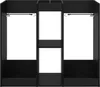vidaXL Golf Schrank Uni Schwarz Eichen-Optik 102 x 45 x Produktbild-Vorschau 6