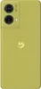 The back of a yellow-green Motorola smartphone is shown against a white background. Produktbild-Vorschau