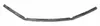 A bent, dark-colored rubber seal on a white background. Produktbild-Vorschau