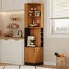 Mobiletto espositivo Flieks, 182 cm di altezza, con ripiano Anteprima dell’immagine prodotto 2