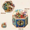 Activity Cube, giocattolo per le abilità motorie 8 in 1, Anteprima dell’immagine prodotto 3