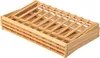 A folded wooden drying rack. Produktbild-Vorschau