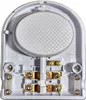 The image shows the internal components of a white foot switch. Produktbild-Vorschau
