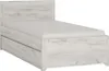 Bett 90x200cm, weiß Eiche, AMANTEA-129 Produktbild-Vorschau 1
