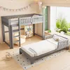 Merax Modulares Etagenbett Kinderbett 90x200cm mit Produktbild-Vorschau 4