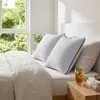 kühlende Kissenbezuege 80x80cm 2er Set Weiss atmungsaktiv Produktbild-Vorschau 3