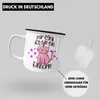 Trendation - Einhorn Emaille Tasse Lustiger Spruch Frauen Produktbild-Vorschau 3