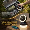 3-in-1 Solarbetriebene Camping-Lüfter mit Produktbild-Vorschau 5