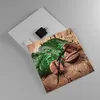 Wanduhr - Quadrat - Glasuhr - Aroma Kaffee Pflanze Samen - Produktbild-Vorschau 2