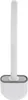 A white toilet brush with a gray base and handle, isolated on a white background. Náhled obrázku produktu