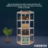 AREBOS regał narożny regał do dużych obciążeń 180 x 70 x 70 Podgląd zdjęcia produktu 3