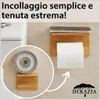 DEKAZIA® Porta Carta Igienica con ripiano Portarotolo Carta Anteprima dell’immagine prodotto 2