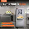 A commercial ice cream machine is shown in a kitchen setting, with ice cream displayed in bowls and a tray. Voir les images du produit