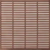 A brown wooden fence with horizontal slats. Náhľad obrázku produktu