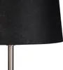 Moderne Stehlampe Stahl mit Schwarzem Schirm 45 cm Simplo Produktbild-Vorschau 3