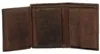 H.I.S Pelle portafoglio Wallet Brown marrone scuro Anteprima dell’immagine prodotto 3