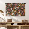 MuchoWow® Wandteppich Wandbehang Blumen - Schmetterling - Produktbild-Vorschau 6