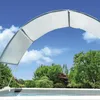abri de piscine 375 x 300 cm polyester blanc/gris Voir les images du produit 26