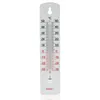 A white thermometer with temperature markings in Celsius. Anteprima dell’immagine prodotto