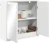 vidaXL Armadio a specchio per bagno bianco 60 x 20 x 60 cm Anteprima dell’immagine prodotto 2