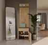 Kleiderständer mit Schrank Duo Eiche Artisan Produktbild-Vorschau 11