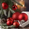 Christbaumkugel - Weihnachtsbaumkugel  - bruchfest - glänzend, matt und glitzernd - rot - 26er Set Produktbild-Vorschau