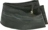 A black rubber inner tube for a tire, folded and lying flat. Produktbild-Vorschau