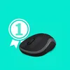 Logitech Optische Maus M185 kabellos dunkelgrau Produktbild-Vorschau 28