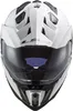 LS2 MX701 Explorer Solid Motocross Helm, weiß, XS (53/54) Produktbild-Vorschau 5