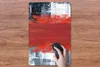 MuchoWow® Mauspad Mousepad Gemälde - Abstrakt - Rot - Öl Produktbild-Vorschau 3