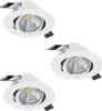 Luminaire encastré à LED SALICETO, 3 pièces, blanc chaud, Voir les images du produit 1