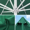 Sonnenschirm 3x3m quadratisch grün Garten Balkon knickbar Produktbild-Vorschau 5