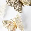 Schmetterlinge an der Wand EL-16766 - Rosa/Gold KP16766 Produktbild-Vorschau 4