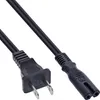 InLine 16651Y, 1 m, NEMA 1-15P, C7 panel, 125 V, 7 A Podgląd zdjęcia produktu 4