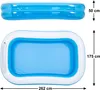 SunClub 51258 Aufblasbarer Gartenpool 262 x 175 x 50 cm, Produktbild-Vorschau 16