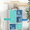 COSTWAY Regał sztaplowany, nowoczesna szafka z siatką i Podgląd zdjęcia produktu 4
