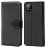 A black flip case for a smartphone is shown from two angles. Anteprima dell’immagine prodotto