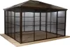 Sojag Castel 1214 Metall Pavillon mit Seitenteilen 4x4 m Produktbild-Vorschau 1