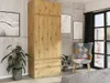 Skříň šatna s nástavcem 90x234 cm FRAMIRE B-9-NTIP artisan Náhled obrázku produktu 2