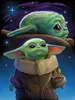 Malen nach Zahlen Diamond Painting Baby Yoda: Kreatives Produktbild-Vorschau 1