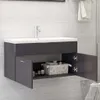 VidaXL 804673, Szary, Drewno, 60 kg, 900 mm, 385 mm, 460 mm Podgląd zdjęcia produktu 3