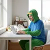 Pyjama Onesie Kigurumi Kostüm Verkleidung Pepe Frosch XL: Produktbild-Vorschau 7