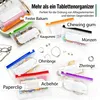 A8 wasserdichtes Pillendosen-Set mit 14 farbigen Produktbild-Vorschau 4