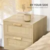 HOMCOM Nachttisch im Boho-Design, Nachttisch mit 2 Produktbild-Vorschau 5