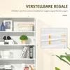 Bibliothèque HOMCOM, 178,5 cm, meuble haut avec vitrine et Voir les images du produit 5