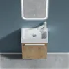 doporro Mobile Bagno Sospeso 46cm Marrone Chiaro, Mobile Anteprima dell’immagine prodotto 3