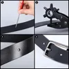 Pinza per forare con righello – Pinza per forare revolver Anteprima dell’immagine prodotto 6