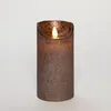 Anna's Collection Gefuhrte stumpfe Kerze - Bronze - 15 x Produktbild-Vorschau 3