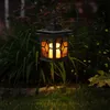 2er Set LED Solarlaterne, Erdspieß, Kerze, schwarz, H 68 cm Produktbild-Vorschau 5