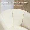 HOMCOM kreslo, lounge kreslo s podrúčkami, otočné o 360°, Náhľad obrázku produktu 6